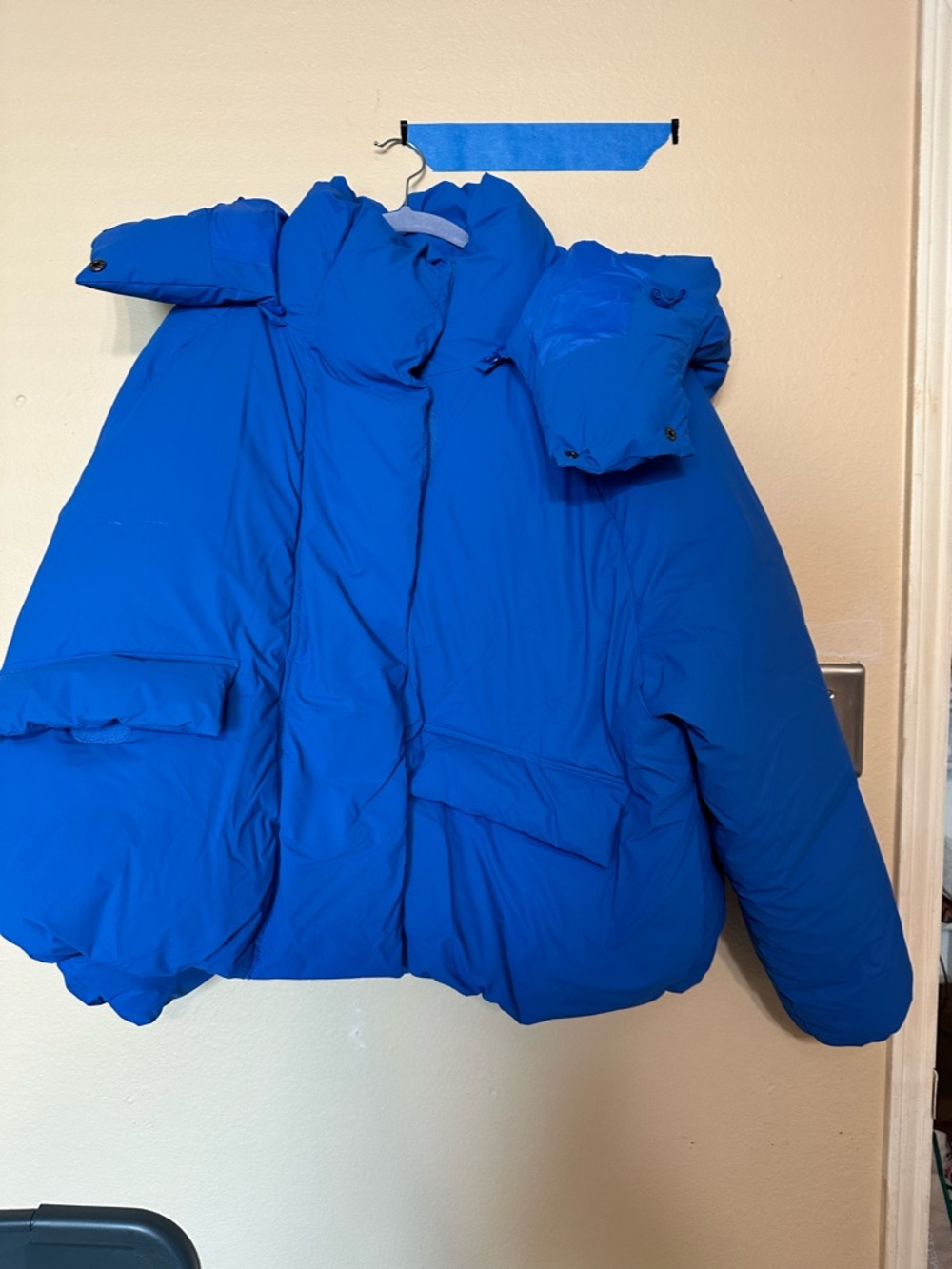 KHY- Bright Blue Puffer Coat